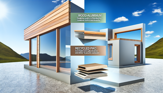 "Menuiserie Extérieure : Évolution avec le Bois-Aluminium, PVC Recyclé et Composites"