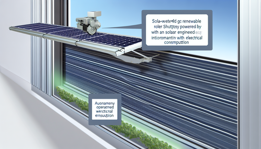 "Volets Roulants Solaires : Économie d'Énergie, Autonomie et Écologie pour votre Habitat"