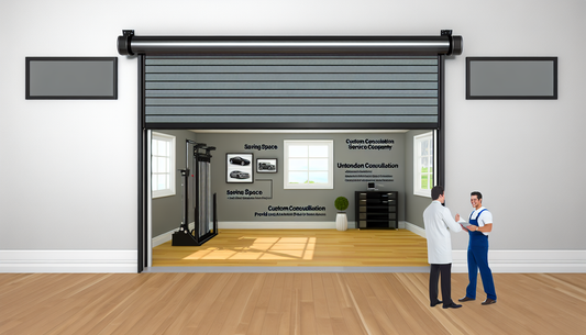 "Portes de Garage Enroulables Motorisées : Confort et Sécurité avec Creer-ma-menuiserie.com"