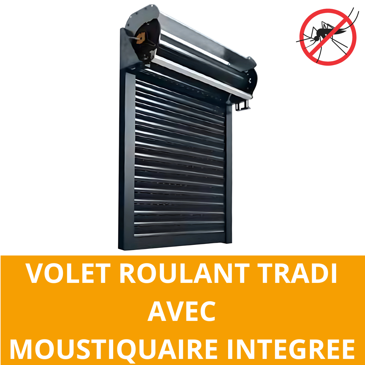 Volet roulant Tradi avec moustiquaire intégrée