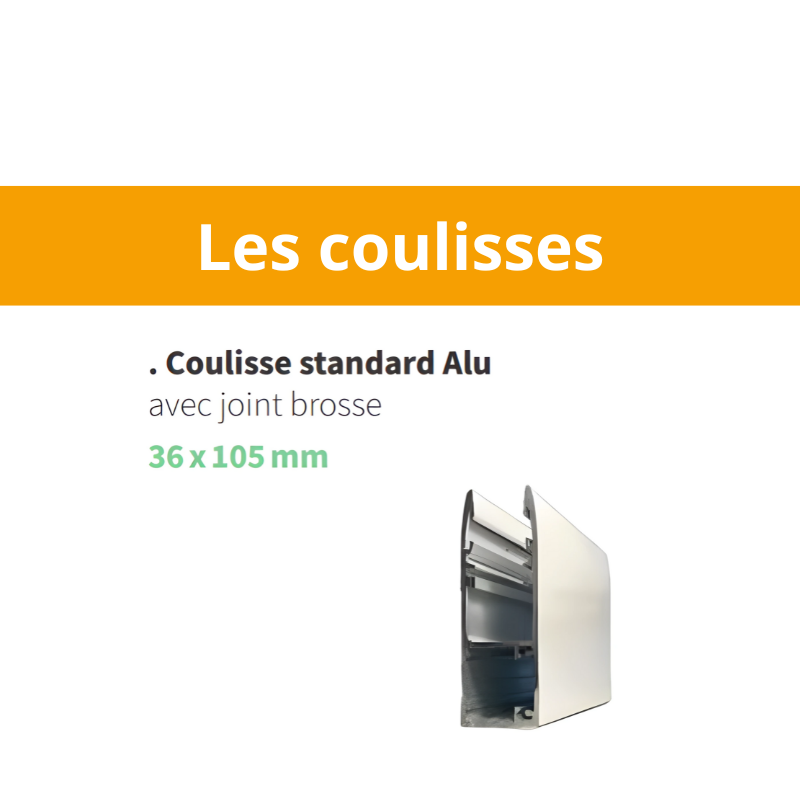 Les coulisses de la porte de garage enroulable - gamme RESIDENCE