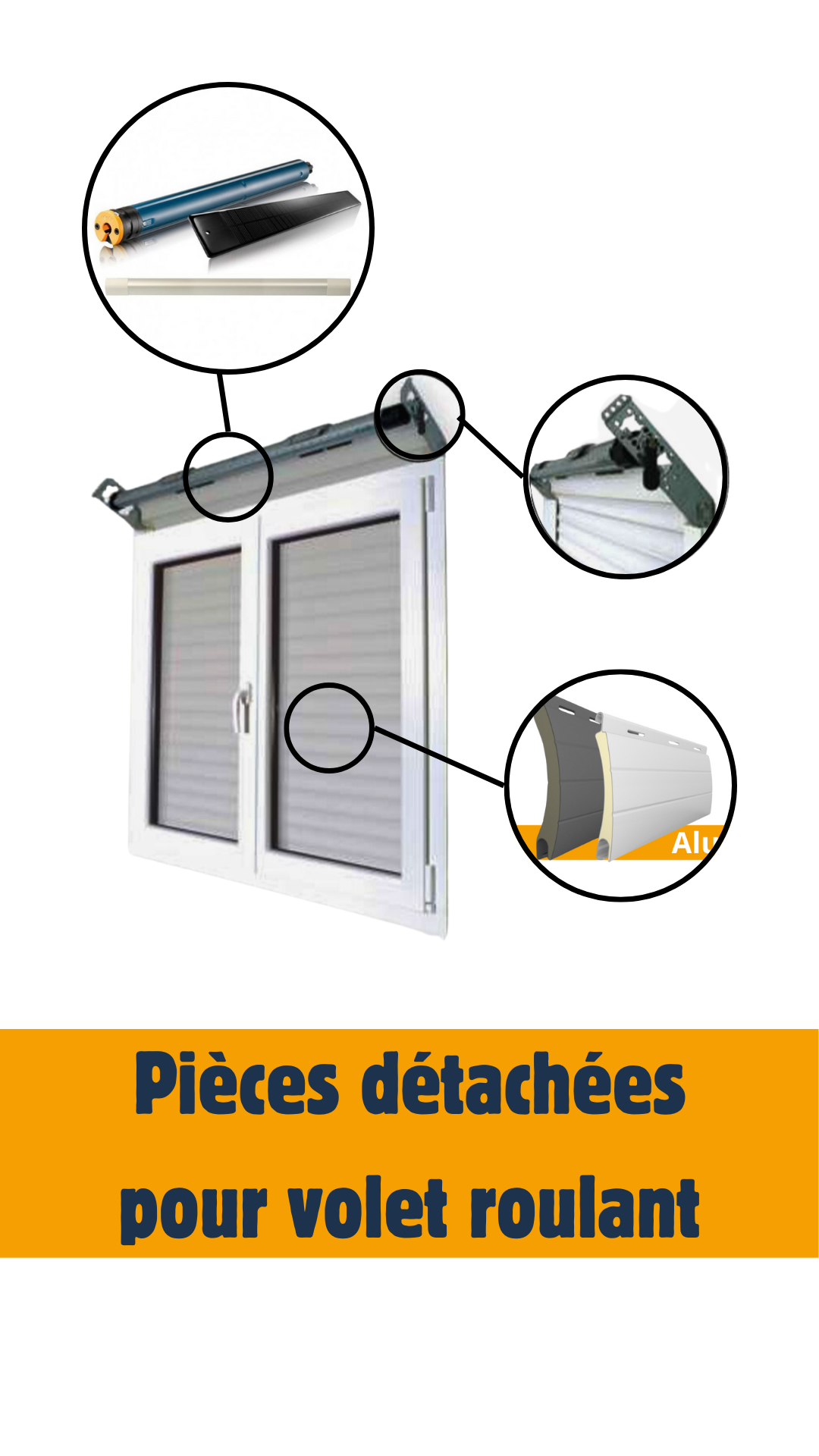 Pièces détachées pour volet roulant