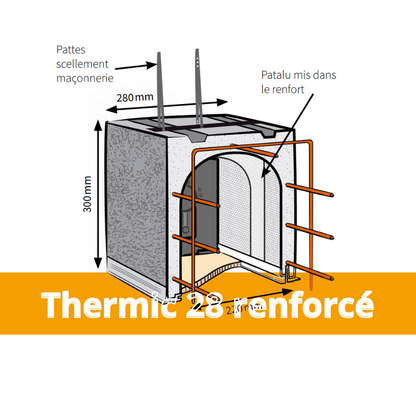 les caractéristiques d'un coffre tunnel thermic 28 renforcé