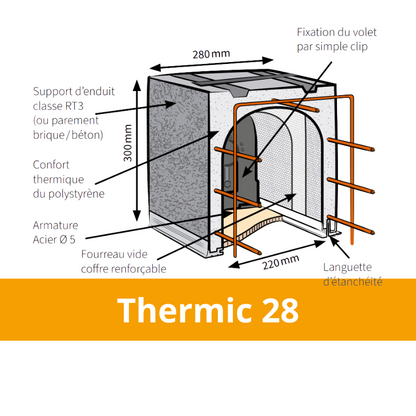 les caractéristiques d'un coffre tunnel thermic 28