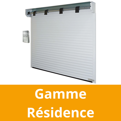 Porte de garage enroulable - Motorisation SOMFY Filaire ou Radio