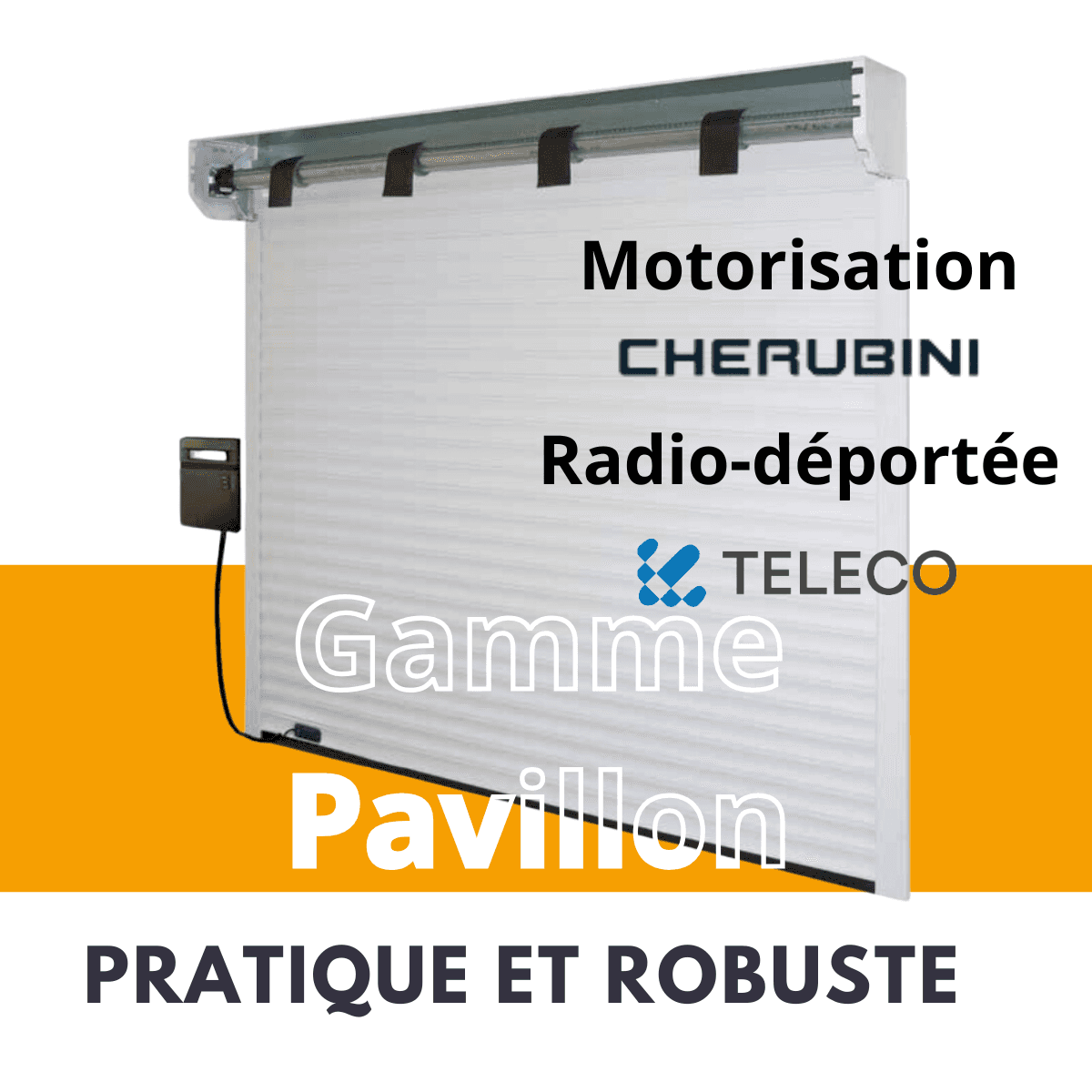 Porte de garage enroulable - Gamme pavillon