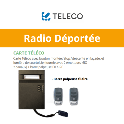 Carte radio déportée Téléco de la porte de garage - gamme ID'AL