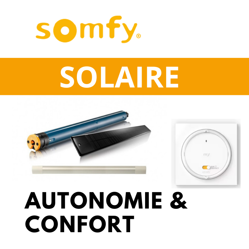 motorisation somfy solaire pour volet roulant