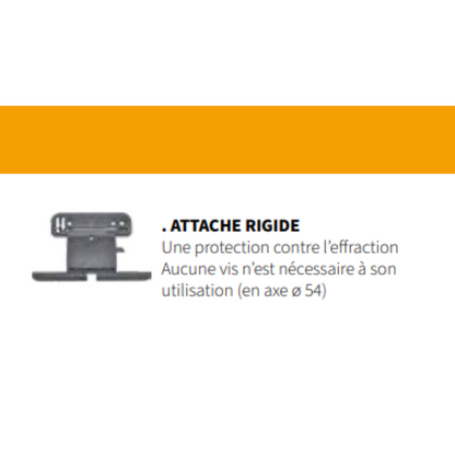 attache rigide pour volet roulant réno pro