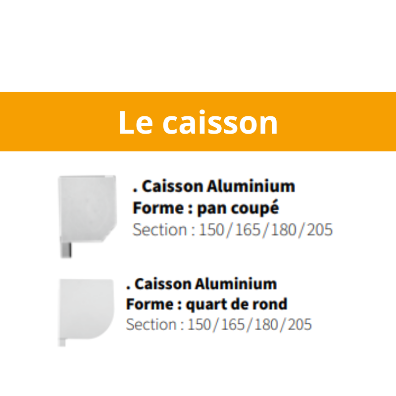 les différents types de caisson pour la moustiquaire