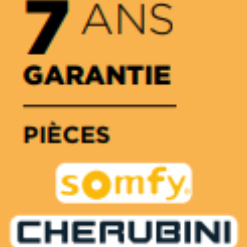 garantie sur les pièces de motorisation somfy et chérubini