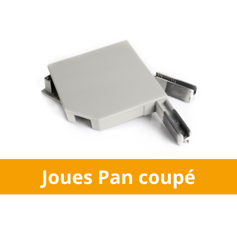 joue aluminium pan coupé pour caisson de volet roulant rénovation