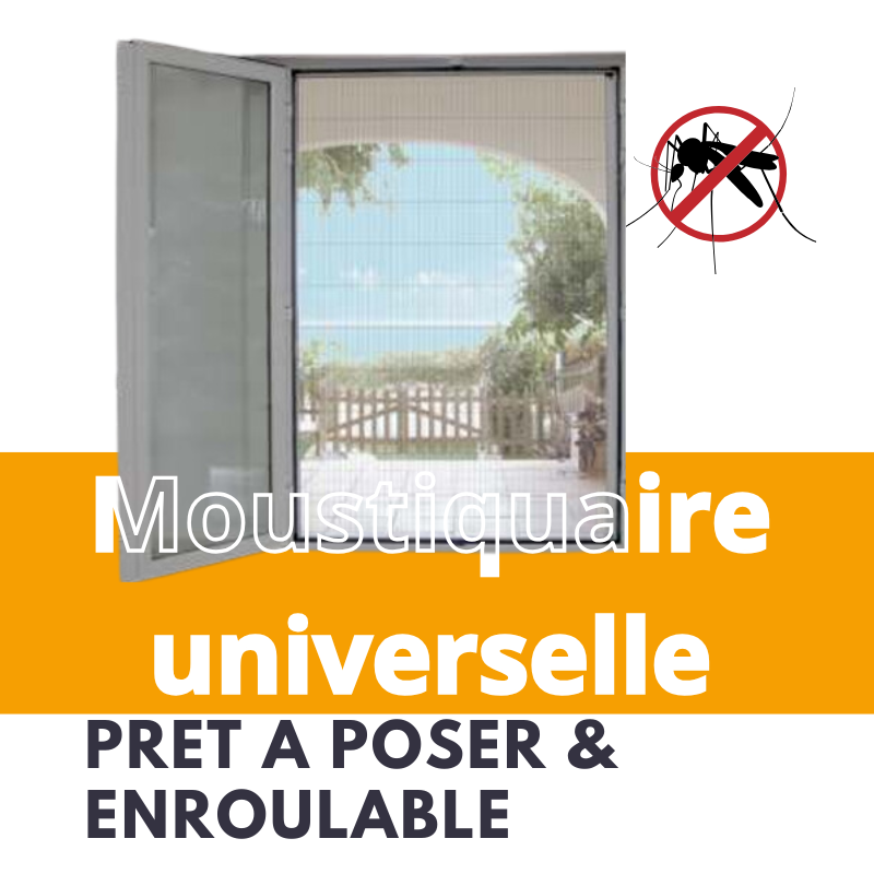 moustiquaire universelle enroulable latéralement