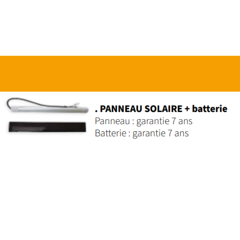 panneau solaire pour volet roulant