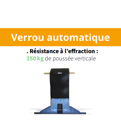 verrou automatique pour porte de garage enroulable - gamme RESIDENCE
