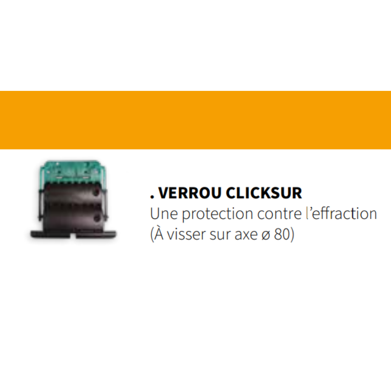 verrou clicksur pour volet roulant tradi max