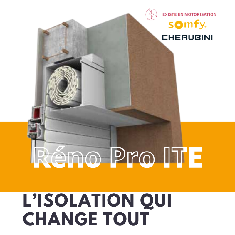 volet roulant réno ITE avec isolation thermique extérieure